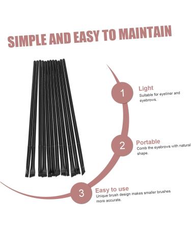 Baluue 24 Pcs Eyeliner Brush Eye Shadow Brush Makeup Brushes Eyeshadow Makeup Eyeliner Brush Black - Buy Online on GoSupps.com