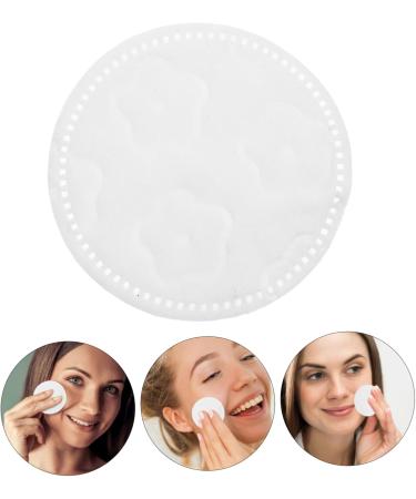 DOITOOL 1 Round Cotton Pad Cotton Makeup Remover Pads Exfoliating Disposable Cleaning Face Pads Face Dry Cloth Facial Cotton Pads Cosmetic Cotton Pad Face Towel Pure Cotton Embossed White - Buy Online on GoSupps.com