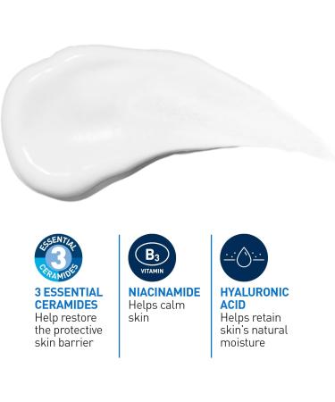 CeraVe Facial Moisturizing Lotion Pm | Ultra Lightweight Night Face Moisturizer With Hyaluronic Acid | Fragrance Free 89 Milliliters (1 Pack) - Buy Online on GoSupps.com