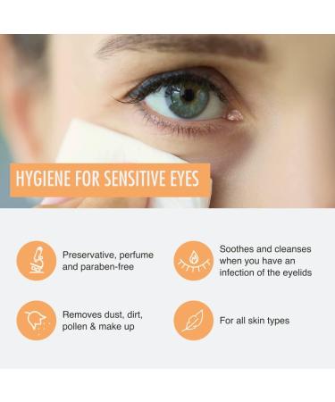 Blephaclean 60 Sterile Eyelid Wipes for Blepharitis - Free Shipping - Buy Online on GoSupps.com