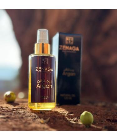 Huile d'Argan Vierge Press e Froid du Maroc 100% Pure Absorbtion Rapide & Sans Rin age Pour Corps & Cheveux - 125 ml