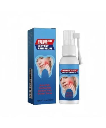 Fast-Acting Oral Pain Relief for Gum Soreness Toothache & Canker Sores Gentle Mouth Spray with Natural Extracts Easy Targeted Relief for Oral Discomfort