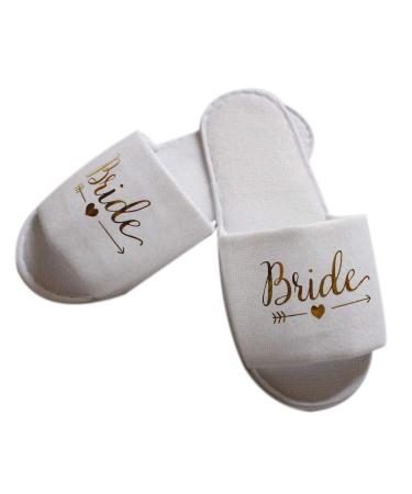 Oilmal disposable house shoes bridal house shoes wedding house shoes bridal party gift for expectant bridal party slippers fluffy hotel-one-way house shoes
