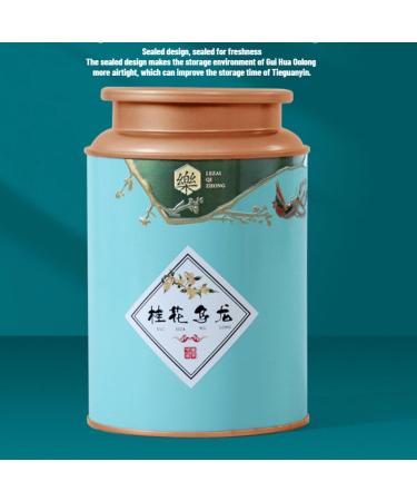 HQZM High Quality Chinese Osmanthus Oolong Tea Strong Aroma Tieguanyin Osmanthus Tea 360g 180g*2 - Buy Online on GoSupps.com