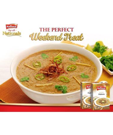 National Foods Haleem Recipe Mix 1.51 oz (43g) | Traditional Curry Spice Powder | Essential South Asian Dish | Lentil & Meat Stew Seasoning Food | Box Pack | Pack of 12 Haleem 43g (Pack of 12) - Buy Online on GoSupps.com