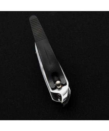 Liangery Nail Clippers Nail Cutter for Ingrown Toenail Removal Treatment Tools Fingernail Nippers with Comfort Grip Handle Slanted Cuticle Trimmer for Men Women Seniors Adult Thick Nails (M) Black - Buy Online on GoSupps.com