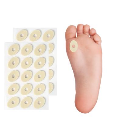 15 Pcs Corn Pads for Feet Corn Cushions Soft Latex Foam Corn Plasters for Feet Self Adhesive Callus Pads Corn Pad Bunion Plasters Anti Corn Removal Friction Reduce Foot and Heel Pain