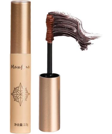 Mascara Waterproof | Lash Mascara Waterproof And Smudge Proof | Waterproof Lash Mascara Safe And Last All Day Make Up For Bigger Eyes Skoulazeo 02#brown - Buy Online on GoSupps.com