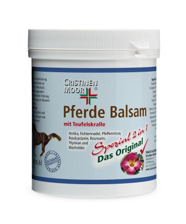 Cristinenmoor horses balm with devil claw special 2 in 1 The original with rosemary horse ointment extra strong in bruise compression joint complaints cooling 1000 ml