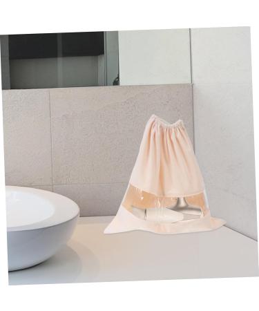 Baluue 2 Pcs Hair Dryer Storage Bag Drawstring Storage Bags with Window Travel Drawstring Bag Pvc Beige - Buy Online on GoSupps.com