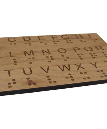 Braille Alphabet Board - Great for Teaching Braille to Sighted Individuals and Escape Rooms Games - Buy Online on GoSupps.com