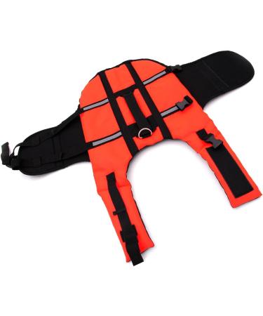 Buy Poppypet Reflective Orange Dog Rescue Vest - Freeride Safety Gear for International Shipping - Buy Online on GoSupps.com