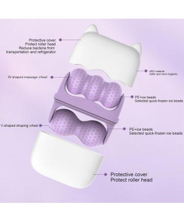 Ice Eye Roller Portable Face Roller with Double Head - Small Skin Care Tools Cold Face Roller for Relieve Sunburn and Redness - Buy Online on GoSupps.com