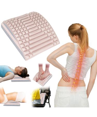 Align neck and back extensor Neuleben- back rescuer Back Stretcher for Neck Stretch & Relax versatile back and neck stretcher Stretching Stretching Back help lumbar spine Support pink