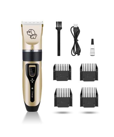 NA Dog Grooming Clipper Kit USB Rechargeable Dog Shavers with Low Noise Pet Hair Trimmer Set for Dog Cat Pets