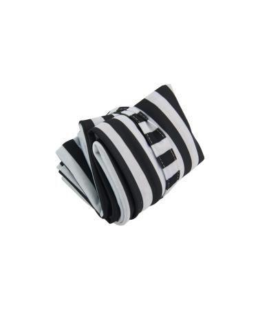 ALVABABY 3pcs Waterproof Reusable Baby Cloth Diaper Wet Dry Bags - Two Pocket Design for Travel, Beach, Pool, Daycare - Black & White Stripe - SML - Buy Online on GoSupps.com