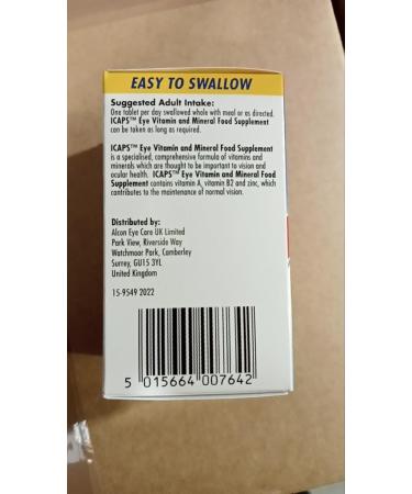 ICaps Extra Lutein Tablets 30s - 2 Pack - Buy Online on GoSupps.com