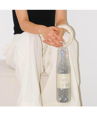 YANIYA Trendy Beverage Bag Expandable Mesh Pocket Wine Portable Insulation Cup Bag Water Bottle Holder Handwoven Gift Water Bottle Insulation Bag Brown - Buy Online on GoSupps.com
