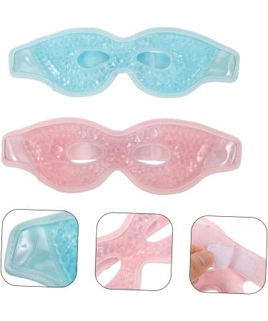 Aboofan Eye Cooling Masks - 2 Pack Gel Pads for Under-Eye Cooling PVC Ice Cream Cooler for Dark Circles & Puffiness 28x9cm - Buy Online on GoSupps.com
