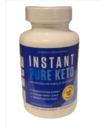 Instant Pure Keto Pills - Advanced BHB Boost Ketogenic Supplement for Ketosis - 180 Capsules (60 Count, 3 Bottles) - Exogenous Ketones for Men and Women - Buy Online on GoSupps.com