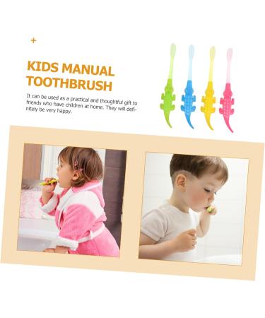 Buy Tovinanna 24 Stk Small Krokodil Toddler Toothbrush | Cartoon Training Brush for Ages 2-4 - Ideal for Kids' Dental Care - Buy Online on GoSupps.com
