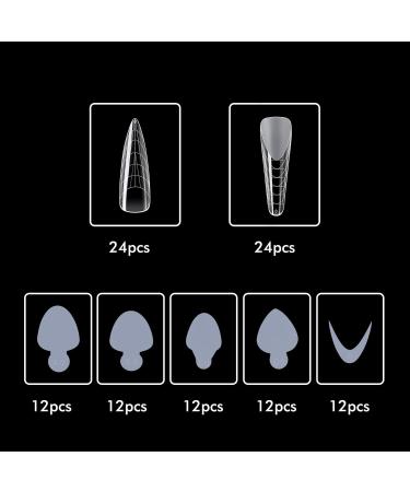 BNG 108-Piece French Forms Sticker Set - Nail Gel Duet System with Reusable Silicone Pads for Perfect French Manicure - Buy Online on GoSupps.com