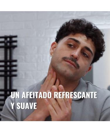 Beardburys Shaving Cream Black | Sensitive Skin Shaving Cream Without Irritation with Aloe Vera and Vitamin E 150 ml - Buy Online on GoSupps.com