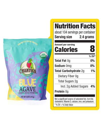 Chantico Sweet Granulated Agave Powder 8.81oz - 250g Bag | Single Pack - Buy Online on GoSupps.com