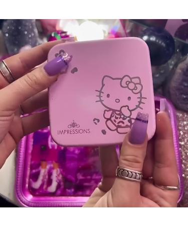 Hello Kitty Supercute Compact Mirror with Touch Sensor Switch - Lighted Makeup Mirror with LED Lights and 2X Magnifying Mirror Top (Pink) - Buy Online on GoSupps.com