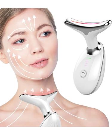Firming Wrinkle Removal Tool for Face and Neck, Face Skin Tool for Face & Neck Beauty Tool, Double Chin Reducer Vibration Massager Wrinkles Removal, Lifts and Tightens Sagging Skin (A)