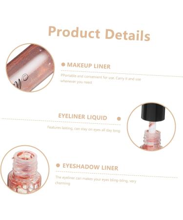 Beavorty 2pcs Glitter Eyeliner Liner Makeup Liner Liquid Eyeliner Make up 1 count (Pack of 1) Brownx2pcs - Buy Online on GoSupps.com