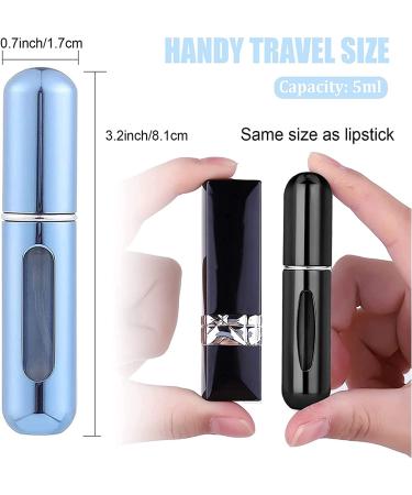 WAEKIYTL Mini Refillable Perfume Atomizer Bottle - 5ml Travel Size Spray Bottle (3pcs) - Buy Online on GoSupps.com