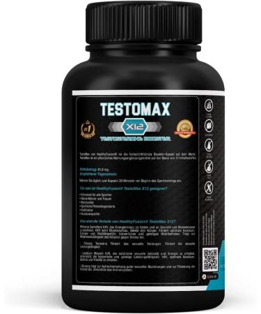 Pure Testosterone Booster - Andden Maca & Taurine | Enhance Relationships Muscle Mass & Performance | Natural Fat Burning | 120 Capsules - Buy Online on GoSupps.com