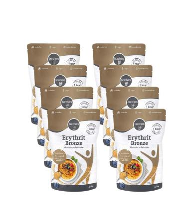 8x borchers Erythritol Bronze | Caramelizable | Sugar-free and low in calories | 8x 275g