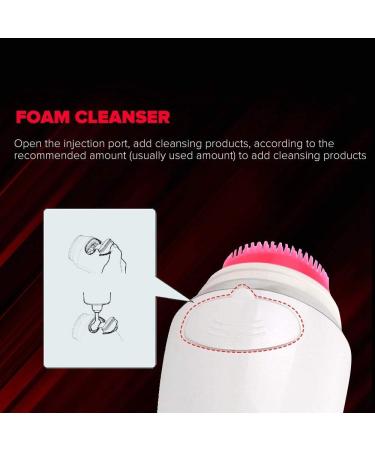 RIYAN 4 in 1 Cleansing Brush Exfoliating Cleaner Brush with 4 Brush for Exfoliating Massaging Remove Blackhead - Buy Online on GoSupps.com