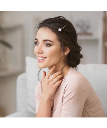 Cinaci 12 Pack Sparkly Glitter Crystal Rhinestone Hair Clips - Wedding Bridal Accessories for Women and Girls - Buy Online on GoSupps.com