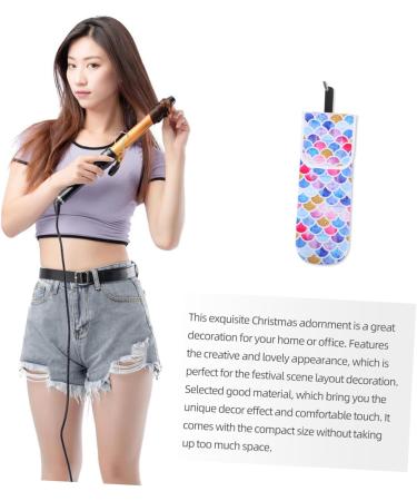 MAGICLULU 2 Pcs Curling Iron Storage Hair Dryer Portable Blow Dryer Hanging Hair Curler Pouch Travel Organizer - Buy Online on GoSupps.com