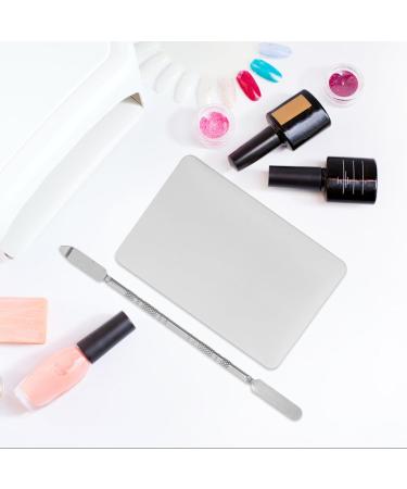iplusmile Palette Cosm tique en Acier Inoxydable Anneau Grosse Taille Carr M lange Fond de Teint Nail Art Professionnel Femme Usage Beaut  - Buy Online on GoSupps.com