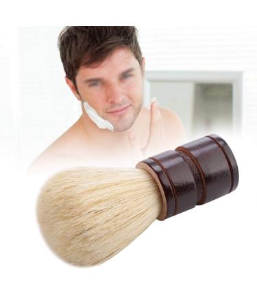 Portable Wooden Handle Shaving Brush for Men - Ideal for Salon Home & Travel | Lotus Wood & Bristle - Buy Online on GoSupps.com