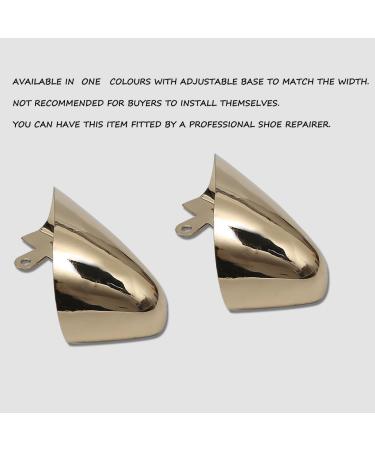 2 Pair Gold High Heels Toe Cap Detachable Metal Tip Protector Covers - Women's Shoe Repair Accessories - Buy Online on GoSupps.com