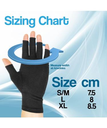 Hotcakes Compression Gloves for Arthritis Pain Relief | Elastic Support for Carpal Tunnel & Raynauds | Men & Women - XL - Buy Online on GoSupps.com