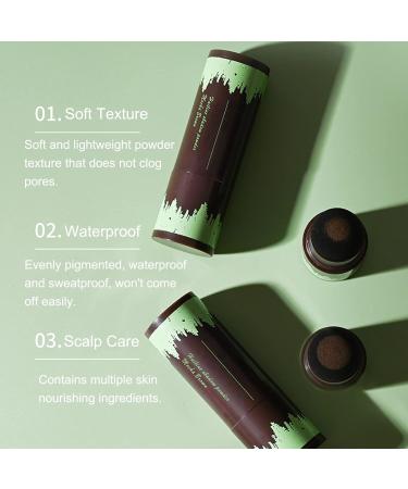 Maigoole Hairline Shadow Powder Hairline Contouring Shadow Powder Waterproof Janenisa Hair Powder Natural Shade Hairline Powder Hairline Powder Stick for Cover Gray Hair Root Brown - Buy Online on GoSupps.com