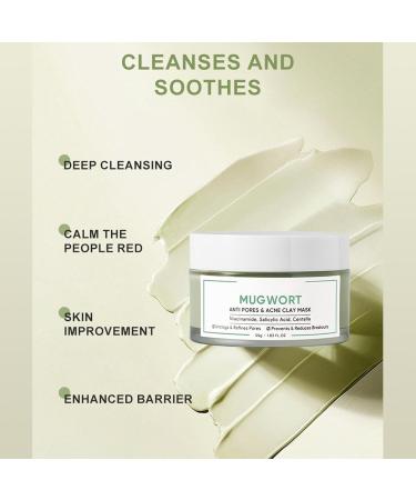  Hongjingda Mud Oil Control Mud Cleansing Mud Mud Mud for Face and Pores Facial Care for Radiant Skin Hongjingda - Buy Online on GoSupps.com