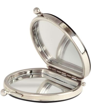 JHKKU Zebra Print Portable Folding Travel Makeup Mirror - Double Sided Compact Magnifying Mirror - Buy Online on GoSupps.com