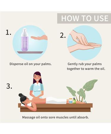 Massage Oil For Warming Relaxing Joint Pain Relief Sensual Massage Oil Lavender Almond Peppermint And Coconut Massage Oils For Massage Therapy Moisturizing Body Oil For Men And Women 5.1 Fl.Oz - Buy Online on GoSupps.com