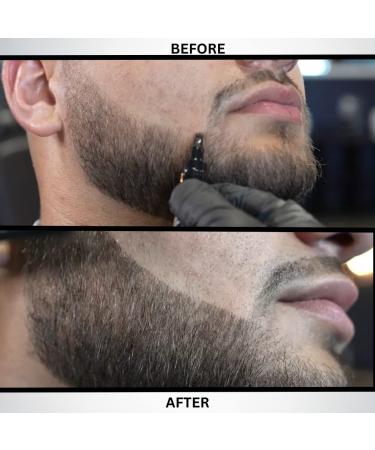 OMWAH Waterproof Beard and Eyebrow Pencil Filler for Men - Long Lasting Natural Finish Dark Brown - Perfect Beard Brush for Grooming - Buy Online on GoSupps.com