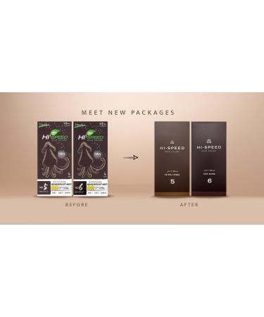 1 Minute Hi Speed Squid Ink Hair Color #5 Natural Brown Fast Vibrant and International Shipping - Buy Online on GoSupps.com