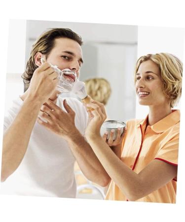 Doitool Vintage Shaving Brush with Wooden Handle - Portable Beard Grooming Tool | Synthetic Fiber Roof Hair Brush for Men s Personal Care - Buy Online on GoSupps.com