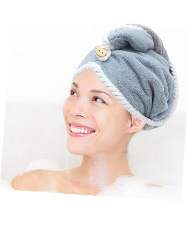 Ciieeo Coral Fleece Dry Hair Hat Hair Turban Shower Caps Shower Cap for Hair Fast Drying Hair Wraps Hair Covers for Shower Reusable Shower Cap Towel Large Miss Necessity - Buy Online on GoSupps.com