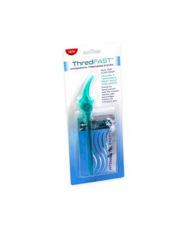 Interdental Threading System with Threadable Proxy Brush Inserts for Flossing Under Bridges Implants Orthodontic Wires and Other Hard-to-Reach Places in The Mouth.